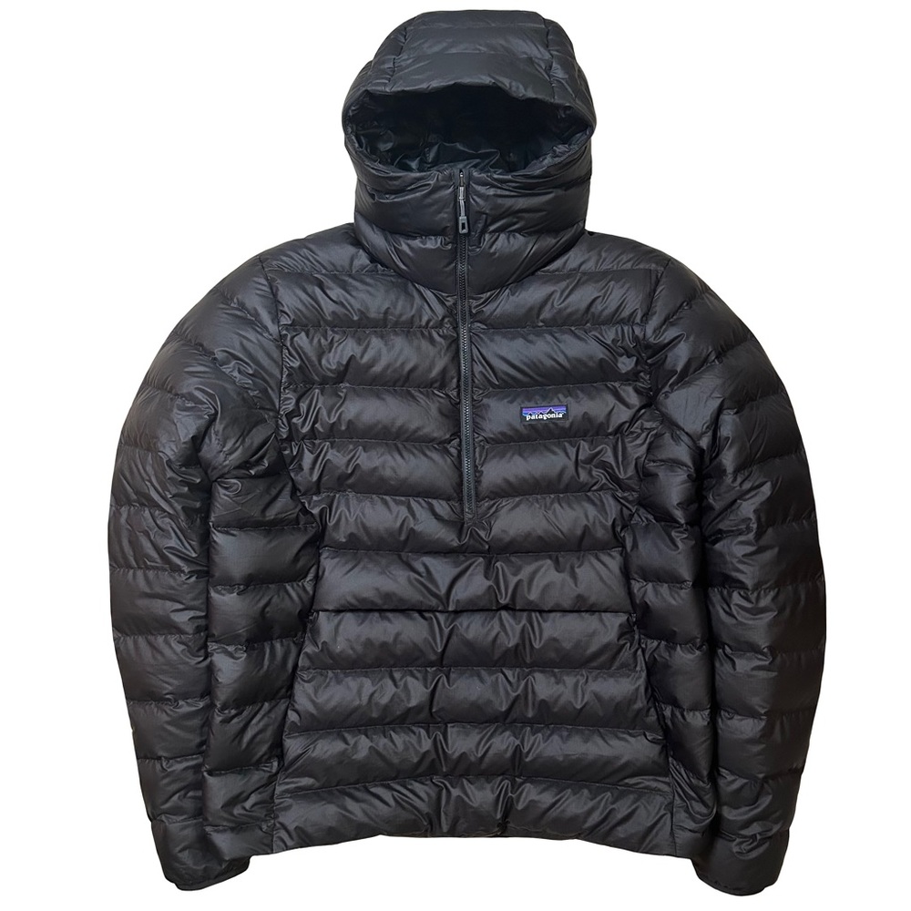 Patagonia Down Sweater Hoodie Pullover Jacket Mens Size Medium Black
